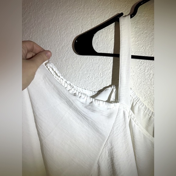 Fred David Bohemian Blouse with straps and flare sleeves 2x - Picture 2 of 6